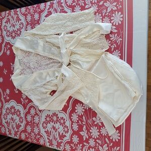 Vintage Robe/Pants PJ Set Size Large